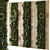 Wooden Base Vertical Garden - Set 525 3D model small image 1