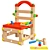 Wooden Constructor Chair: Build Your Own Seating 3D model small image 1
