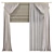 Stylish Curtain 953: Perfect Design 3D model small image 1