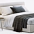 Modern BoConcept Houston Bed 3D model small image 3