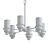 Elegant Lazo Chandelier 3D model small image 2