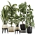 Botanical Bliss: Indoor Plant Set 20 3D model small image 1