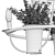 Suspended Plant Decor: Plant Chandelier 3D model small image 3
