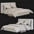 Luxury Velvet Bed: Aalka 3D model small image 4