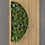 Wooden Base Vertical Garden: Set 526 3D model small image 2