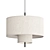 Modern Mergin Chandelier, Various Sizes 3D model small image 1