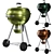 Master-Touch Charcoal Grill 3D model small image 4