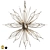 Stunning Asteroid Gold Chandelier 3D model small image 2