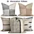 Cozy Pillow Set 624 3D model small image 1