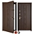 Alfa (Favorit) Entrance Metal Door 3D model small image 1