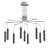 Glamorous Salini Crystal Chandelier 3D model small image 2