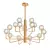 Elegant Galalini Chandelier 3D model small image 1