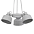 Evoluce SL714 Pendant Chandelier 3D model small image 2