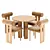 Hippo Chair Dining Set 3D model small image 2