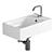Modern Kerasan Cento 45 Sink 3D model small image 1
