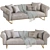 Elegant Gio Living Sofa 3D model small image 2