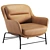 Elegant SADIRA Armchair: Exquisite Design and Comfort 3D model small image 2