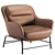 Elegant SADIRA Armchair: Exquisite Design and Comfort 3D model small image 3