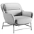 Elegant SADIRA Armchair: Exquisite Design and Comfort 3D model small image 6