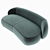 Velvet Balloon Fish 3 Seater Sofa 3D model small image 2