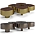 Luxury Fendi Casa Coffee Tables 3D model small image 1