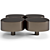 Luxury Fendi Casa Coffee Tables 3D model small image 6