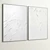 Plaster Double Photo Frame - Elegant Home Decor 3D model small image 5