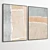 Plaster Duo Photo Frame - Interior Decor 3D model small image 5