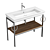 DURAVIT White Tulip Metal Console - WT4547B 3D model small image 5