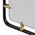 Betsy Metal Frame Mirror by Kare 3D model small image 3
