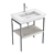 DURAVIT White Tulip Metal Floor Console 3D model small image 2