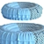 Versatile Pouf N17: Stylish, Functional, & Comfy! 3D model small image 7