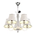 Elegant Crystal Chandelier 70cm 3D model small image 5