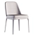 Grace Leather Chair: Stylish Upholstered Seating 3D model small image 6