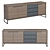 Elegant Brooks 4-Door Sideboard 3D model small image 1