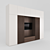 White Wood Wardrobe: Stylish and Spacious 3D model small image 1