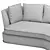 Apollo APL245: Luxury Fabric Day Bed 3D model small image 2