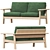 Modern Maruni BRUNO Sofa: Sleek Design, Premium Comfort 3D model small image 2