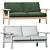 Modern Maruni BRUNO Sofa: Sleek Design, Premium Comfort 3D model small image 3