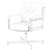 DAIKI STUDIO Swivel Chair: Sleek, Versatile, and Stylish 3D model small image 5