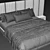 Luxury Fendi Delano Bed 3D model small image 4