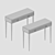 Elegant Caesar Console Table 3D model small image 4