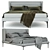 BoConcept Austin Bed: Modern Elegance for Your Bedroom 3D model small image 3