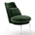 Contemporary Cantori Aurora Armchair 3D model small image 4