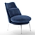 Contemporary Cantori Aurora Armchair 3D model small image 5