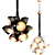 Lux Cluster Pendant - Elegant Lighting Solution 3D model small image 1
