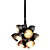 Lux Cluster Pendant - Elegant Lighting Solution 3D model small image 2