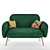 Berber Sofa: Stylish and Comfortable 3D model small image 6