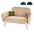 Berber Sofa: Stylish and Comfortable 3D model small image 8