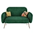Berber Sofa: Stylish and Comfortable 3D model small image 9